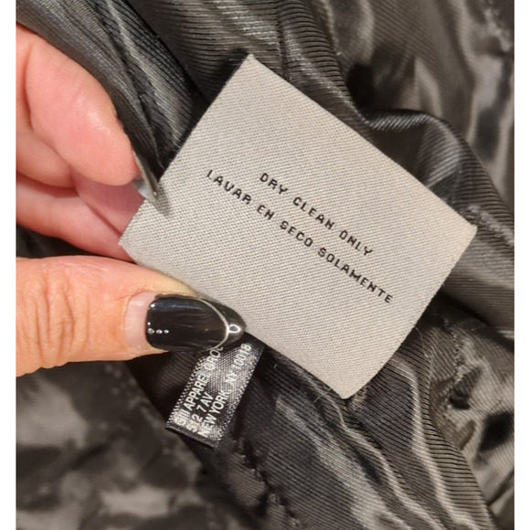 Levi’s Black Wool Blend Coat Men’s Medium – Full Zip, Vintage Lined, Utility - Picture 6 of 8